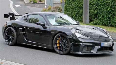 Porsche 718 Cayman GT4 RS potentially spied testing at the 'Ring