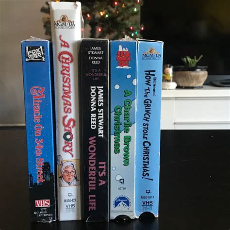 Vintage 80s Holiday Movies Christmas VHS Tapes / Christmas | Etsy