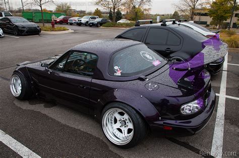 Purple NA Mazda Miata - BenLevy.com