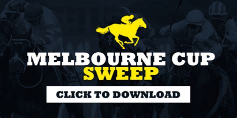 Melbourne Cup Office Sweep Form A4 - 2018