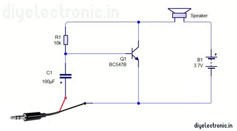 How to make an amplifier using BC547 transistor