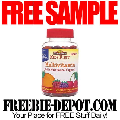 FREE SAMPLE – Nature Made Kids First Gummies | Freebie Depot