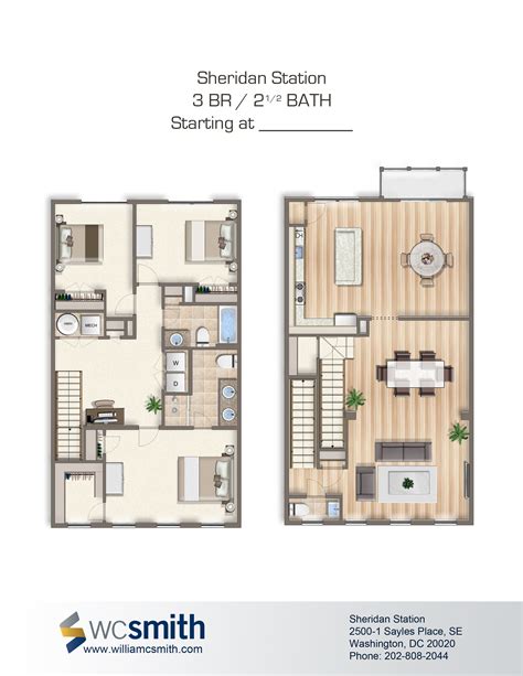 The Lofts at Sheridan Station | WC Smith | Apartments for rent, One bedroom apartment, Bedroom ...