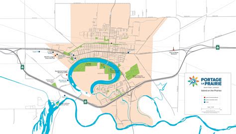 Designing a City Map of Portage La Prairie - Julie Witmer Custom Map Design