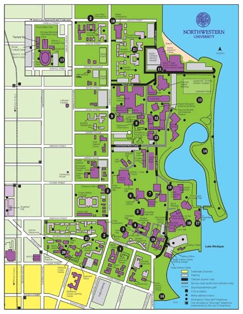 Northwestern University Chicago Campus Map | Australia Map