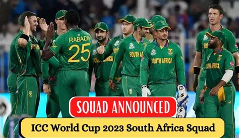 ICC World Cup 2023 Squads: All Teams Squads - ICC Cricket World Cup