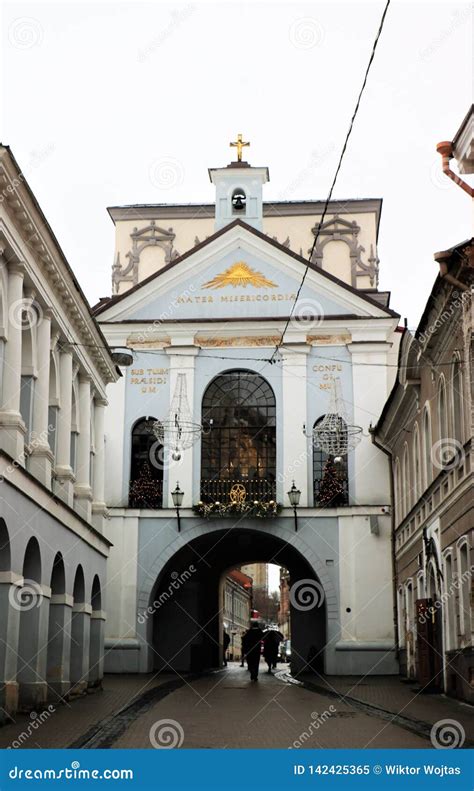 Gate of Dawn, Vilnius, Lithuania Editorial Image - Image of cultural, lithuanian: 142425365