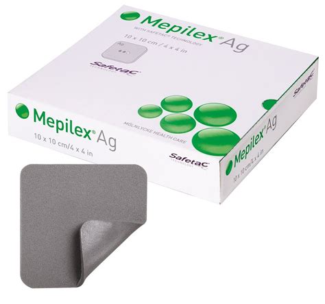 Mepilex® Ag Antimicrobial Dressing - 20 x 20 cm