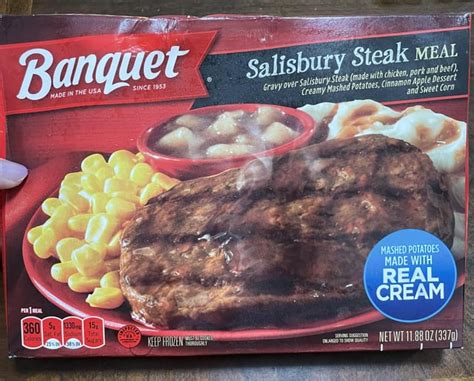 Banquet Salisbury Steak: Really Good : r/frozendinners