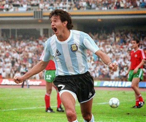 Argentina 2 Bulgaria 0 in 1986 in Mexico City. Jorge Burruchaga ...