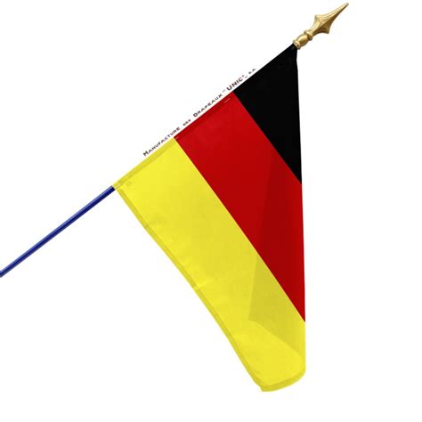 Drapeau Allemagne / allemand en tissu de qualité