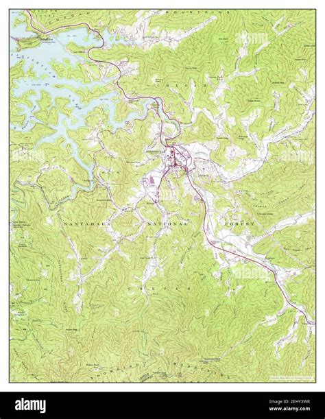 Robbinsville, North Carolina, map 1940, 1:24000, United States of ...