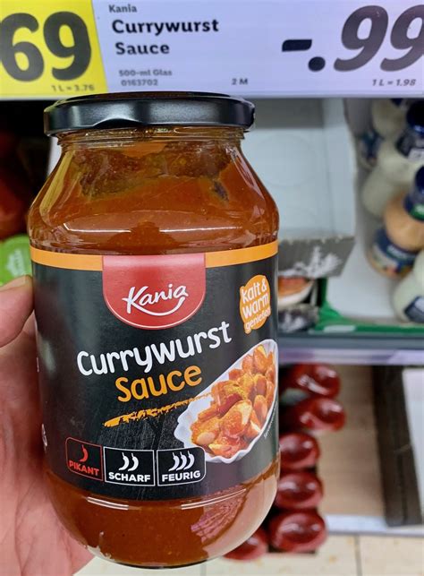 Lidl Kania Currywurst Sauce Pikant - naschkater.com - das Süßigkeiten ...