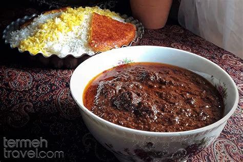 Fesenjan, Persian Walnut Stew | Persian Food and Recipe | Termeh Travel