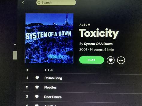 Also what does blue mean on the toxicity logo? rare album limited edition? : r/systemofadown