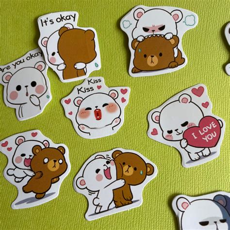 Kawaii Cute Stickers 45 Pieces Decorating Cardmaking | Etsy