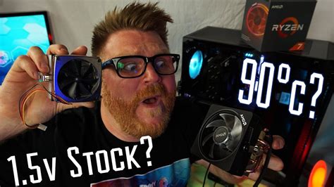 Ryzen 2700x Voltage, Temps and Stock Cooler Issues?! - YouTube