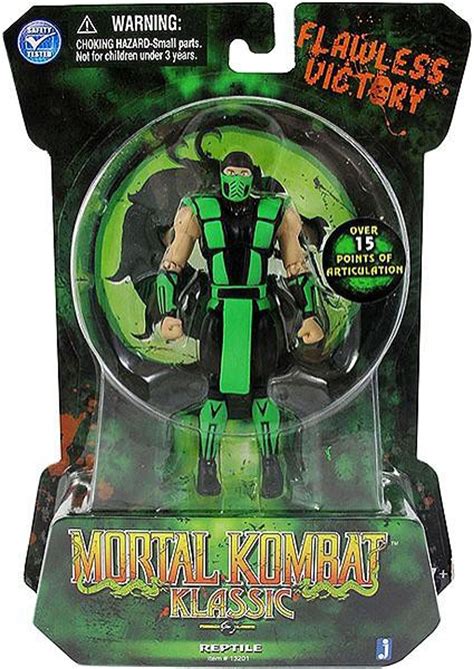 Mortal Kombat Klassic MK2 Reptile 4 Action Figure Damaged Package ...