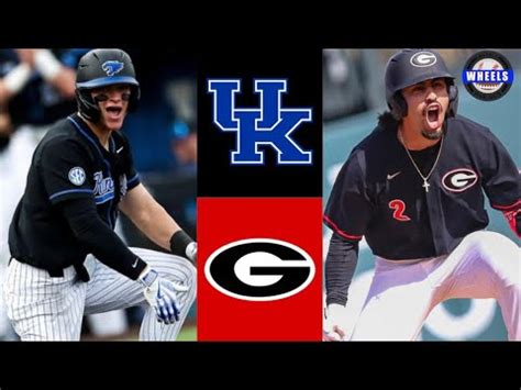 #10 Kentucky vs Georgia Highlights | 2023 College Baseball Highlights ...