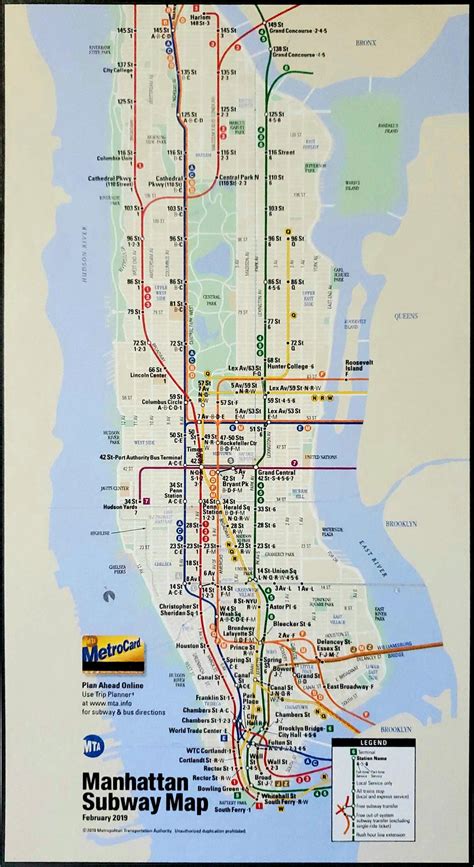 Nyc Subway Map Manhattan Printable