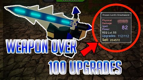 WEAPONS OVER 100 UPGRADES! | Dungeon Quest | ROBLOX - YouTube