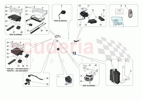 Anti-Theft System parts for Ferrari 488 Pista Spider Europe RH | Scuderia Car Parts