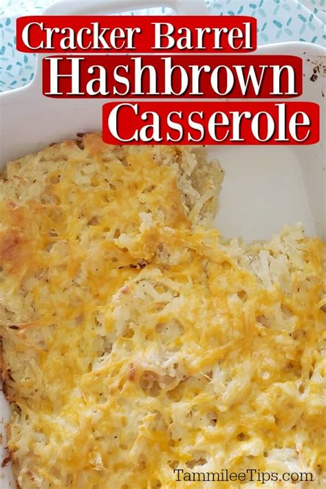 Cracker Barrel Hashbrown Casserole Recipe {Video} - Tammilee Tips