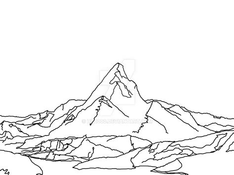 Paramount mountain coloring page by HM1000 on DeviantArt