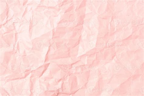 Pink crumpled paper background texture. Full frame 12689006 Stock Photo ...