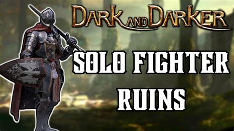 Solo Shield Fighter | NEW MAP | Dark and Darker - YouTube