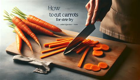 How to Cut Carrots for Stir Fry: Perfect Cuts