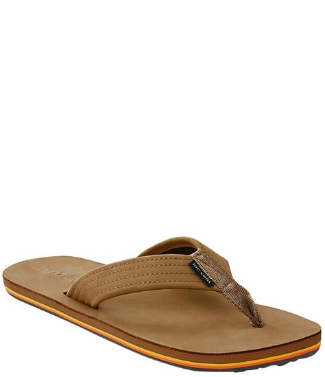 Rip Curl Men's Revival Leather Flip Flops | Dillard's