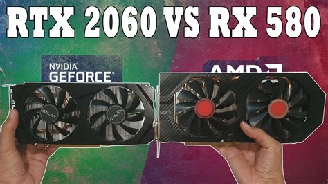 RTX 2060 6GB VS RX 580 4GB - Ryzen 5 1600AF - YouTube