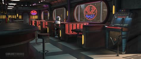 ArtStation - Dex’s Diner Scene