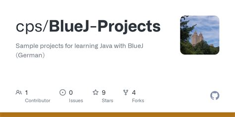 GitHub - cps/BlueJ-Projects: Sample projects for learning Java with BlueJ (German)