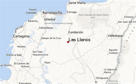 Los Llanos Colombia Map