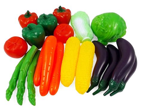 GIFT DEPOT® 20 Pieces Bag of Vegetables Pretend Life Sized Play Food Playset Toy - Walmart.com