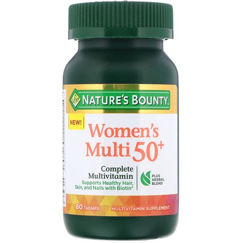 Nature's Bounty, Women's Multi 50+, Complete Multivitamin, 80 Tablets - iHerb