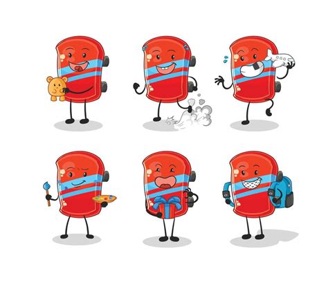 skateboard cartoon character vector 10346418 Vector Art at Vecteezy