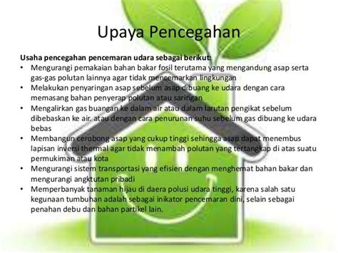 Berikut Salah Satu Usaha Yang Dapat Mengurangi Pencemaran Udara Adalah - Homecare24