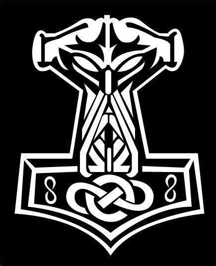 Mjolnir tattoo, Thor hammer tattoo, Viking symbols