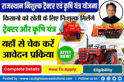 Krishi Yantra Subsidy Yojana Rajasthan copy – Digital Seva Solutions