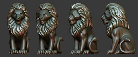 ArtStation - lion statue