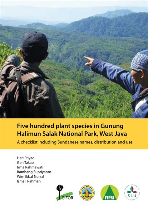 (PDF) Five hundred plant species in Gunung Halimun Salak National Park ...