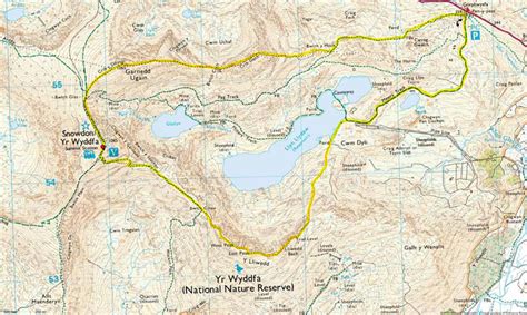 Snowdon Trail Map