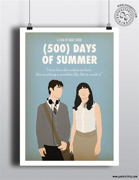 500 Days of Summer - Minimalist Movie Poster — Posteritty