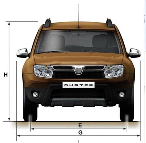 Dacia Duster dimensions | Dacia Duster