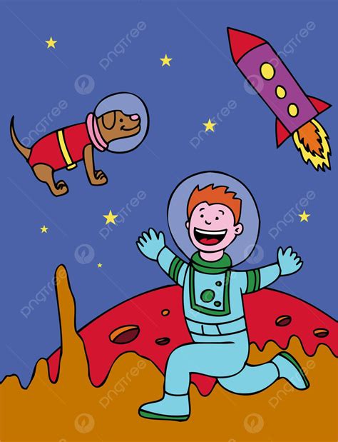 Space Kid Vector Rock Moon Vector, Vector, Rock, Moon PNG and Vector with Transparent Background ...