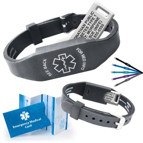 Engraved Medical ID Bracelets – Universal Medical Data