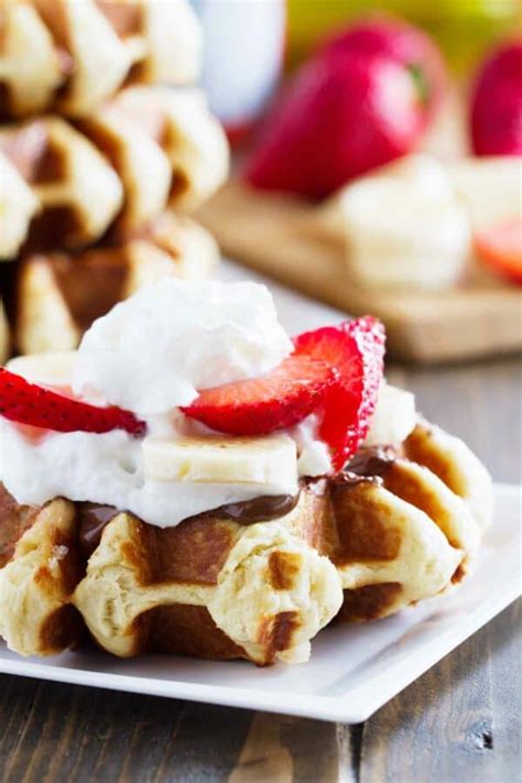 Liege Waffles Recipe From Scratch - Taste and Tell